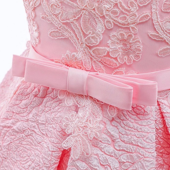 Luxury Floral Embroidered Birthday Wedding Princess Dress 5033 - Picture 4 of 8